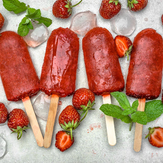 Try Herbal Magic's Homemade Strawberry Popsicles!