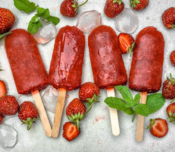 Try Herbal Magic's Homemade Strawberry Popsicles!